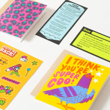 Load image into Gallery viewer, WRITE ME BACK! PEN PAL KIT (SUPER COO & LEOPARD)