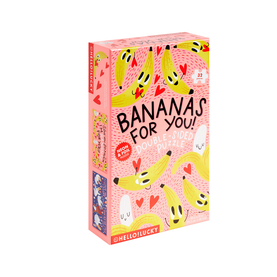 BANANAS FOR YOU! DOUBLE-SIDED PUZZLE
