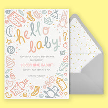 Load image into Gallery viewer, BABY SHOWER INVITES