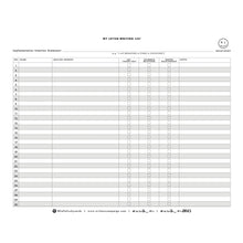 Load image into Gallery viewer, LETTER-WRITING LIST