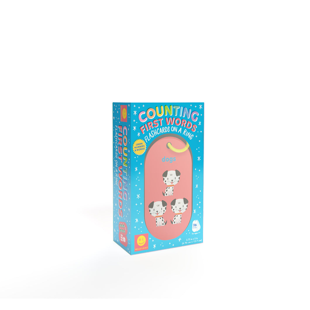 COUNTING FIRST WORDS - FLASHCARDS