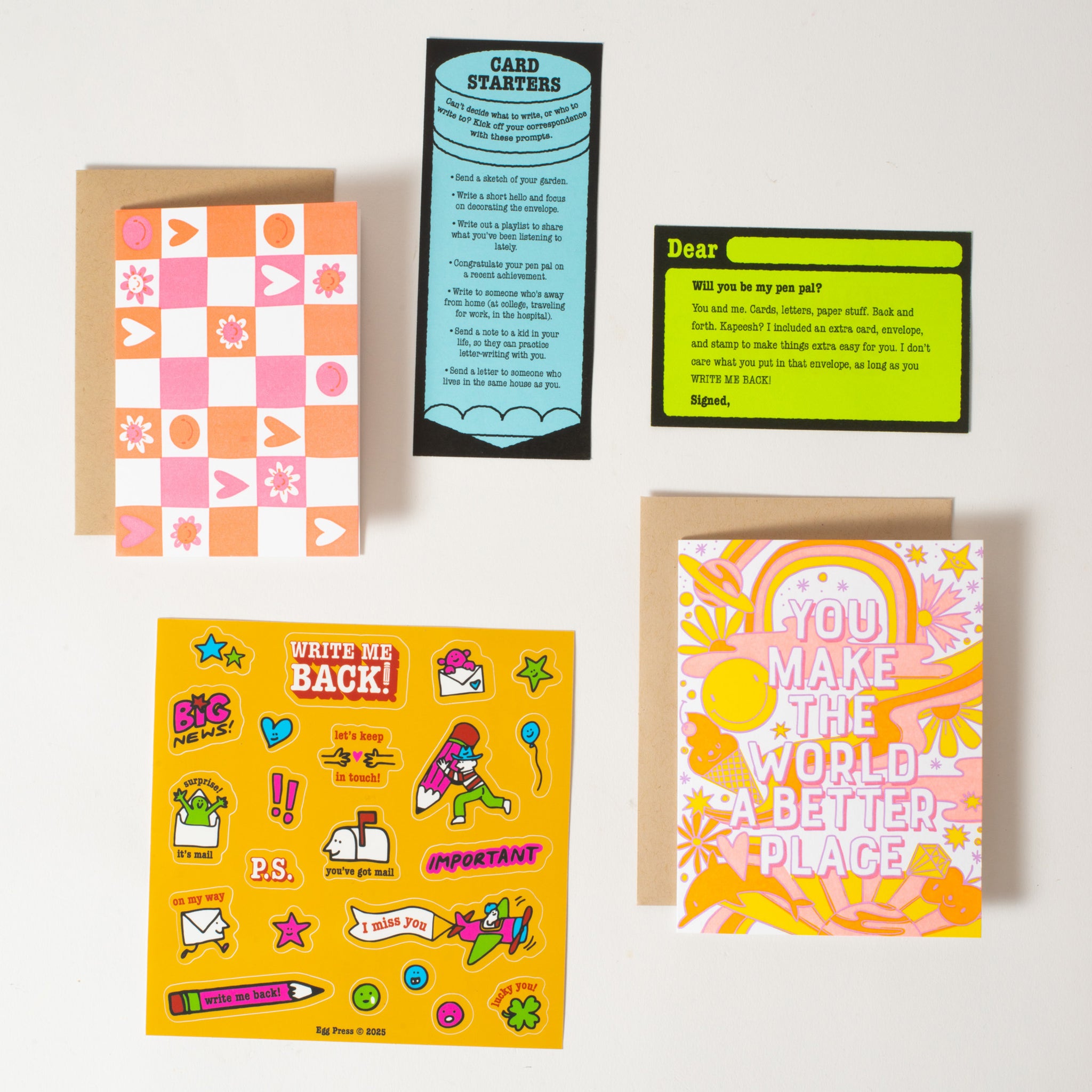 Write Me Back! Pen Pal Kit - Better Place – Hello!Lucky