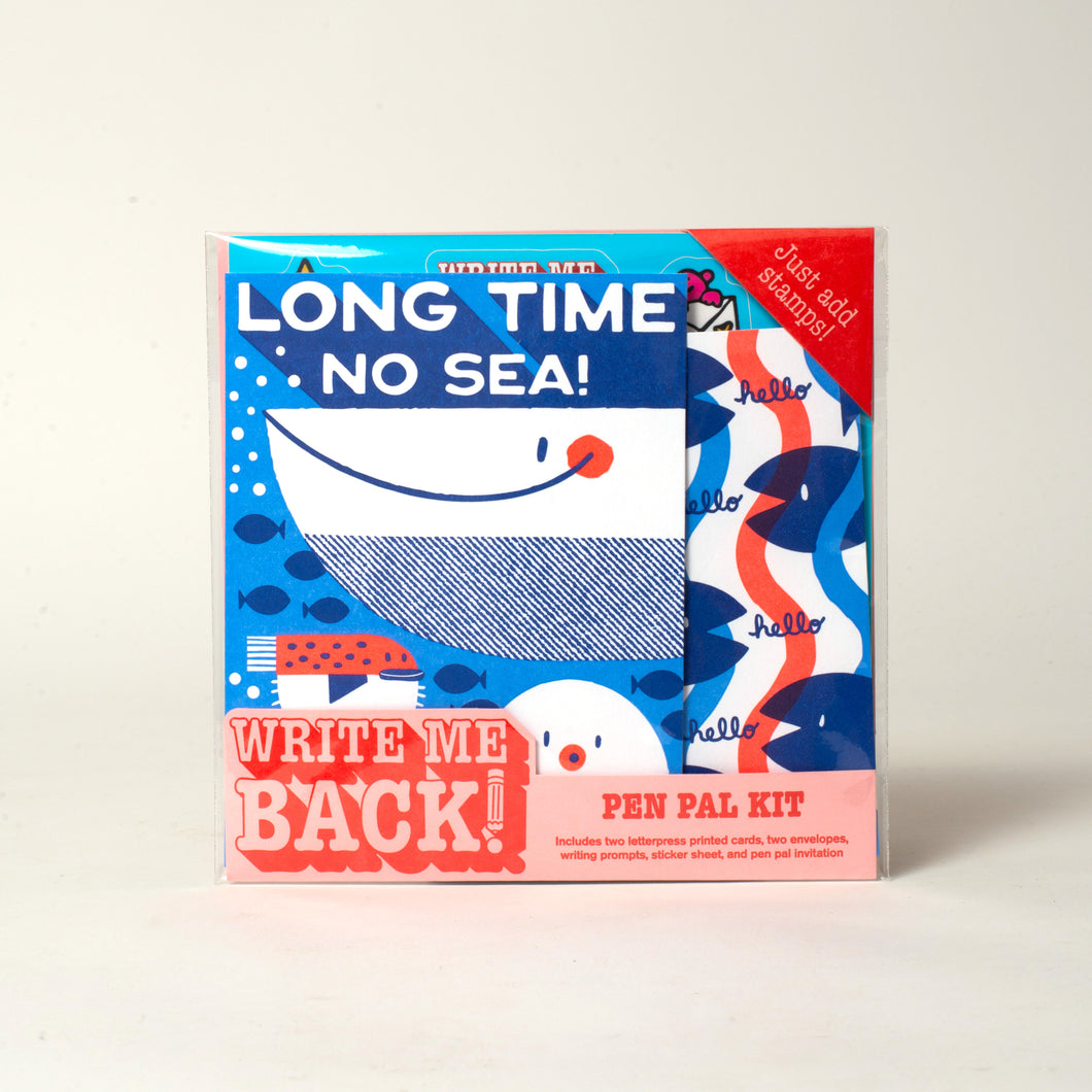 WRITE ME BACK! PEN PAL KIT (LONG TIME NO SEA)