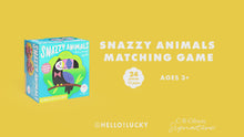 Load and play video in Gallery viewer, SNAZZY ANIMALS MATCHING GAME
