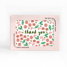 Load image into Gallery viewer, FLORAL THANK YOU BOX SET
