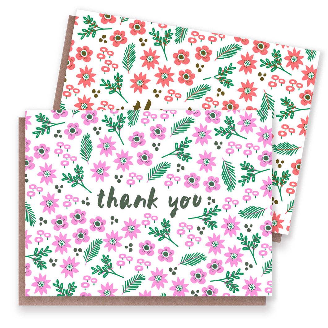 FLORAL THANK YOU BOX SET
