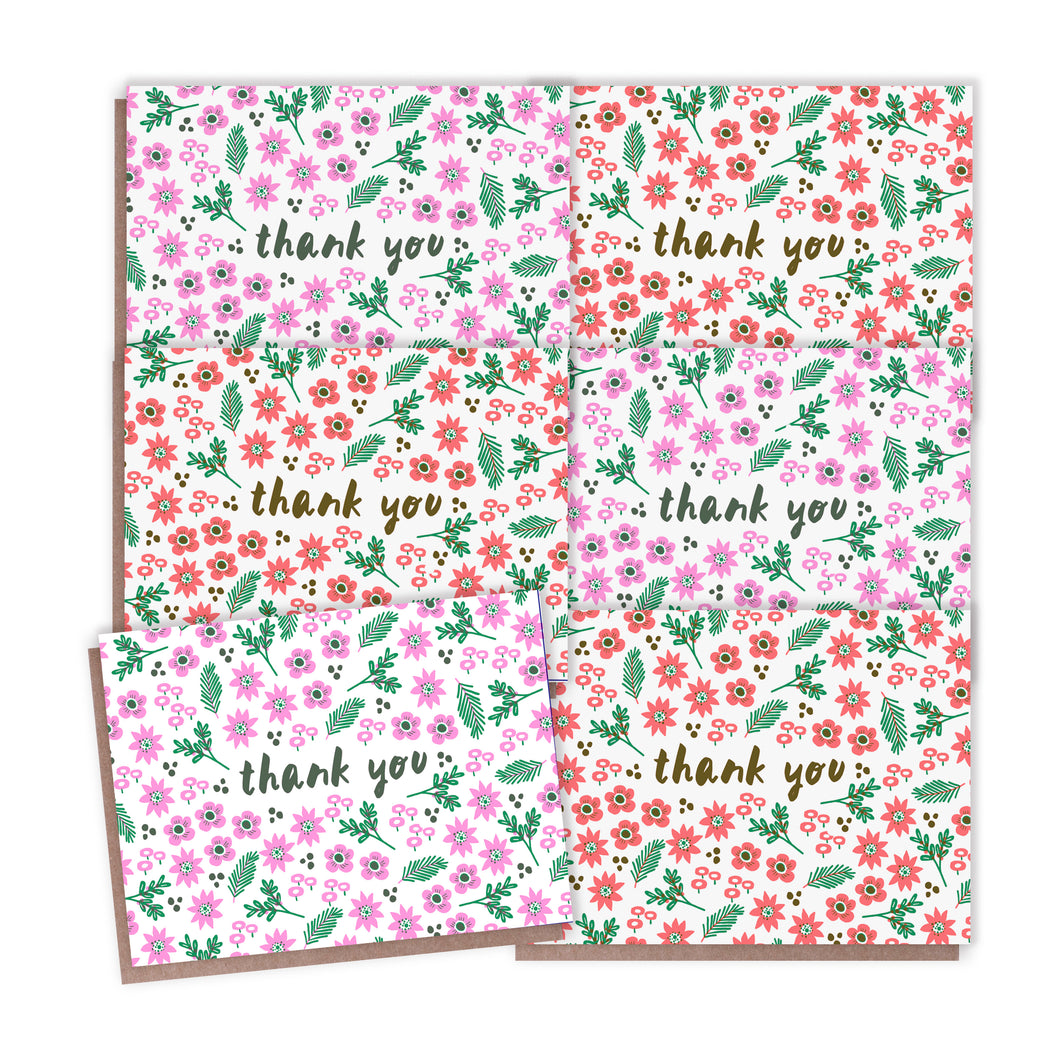 FLORAL THANK YOU BOX SET